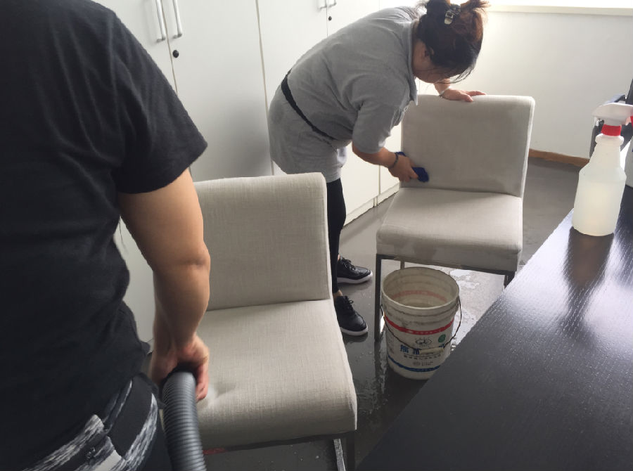 沙河口区沙发清洗案例